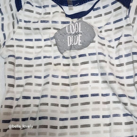 🏖 3-6 Months Infant Baby Matching Set Long Sleeve Pants Snap Button Onesie - Picture 3 of 5